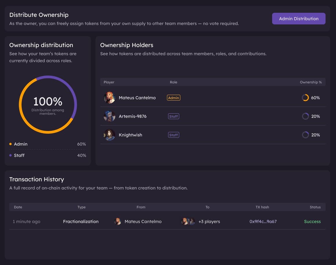 Web3 Dashboard